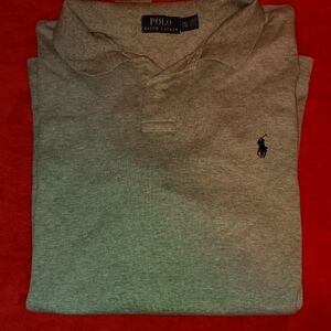 Polo by Ralph Lauren Men's Classic Gray Polo Shirt